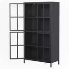 Premium Black Metal Storage Cabinet