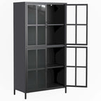 Premium Black Metal Storage Cabinet