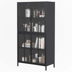 Premium Black Metal Storage Cabinet