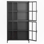 Premium Black Metal Storage Cabinet