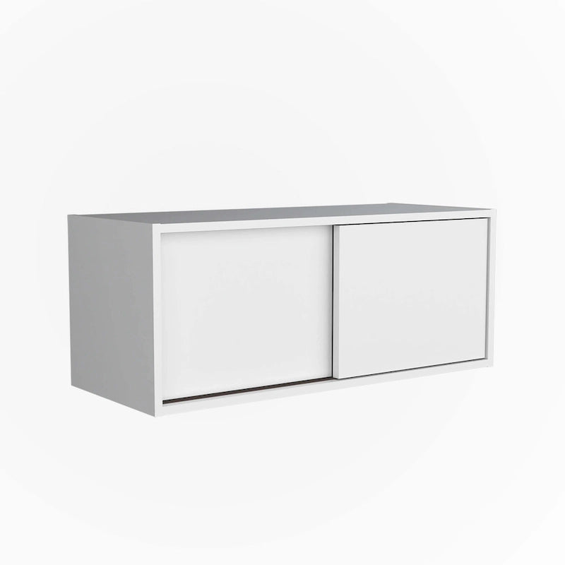 Floating Cabinet with Sliding Door
