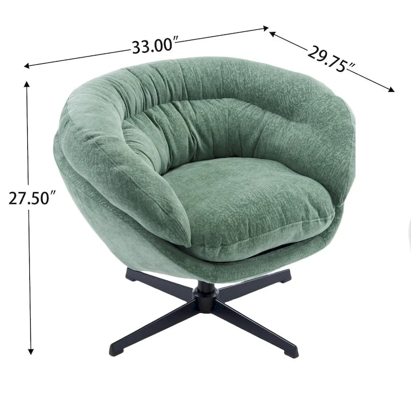 Liamer Swivel Club Chair by Christopher Knight Home