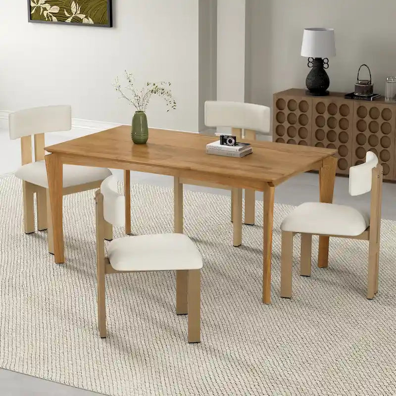 Astura Upholstered Dining Chairs, Iron Frame, Set of 4 by Christopher Knight Home