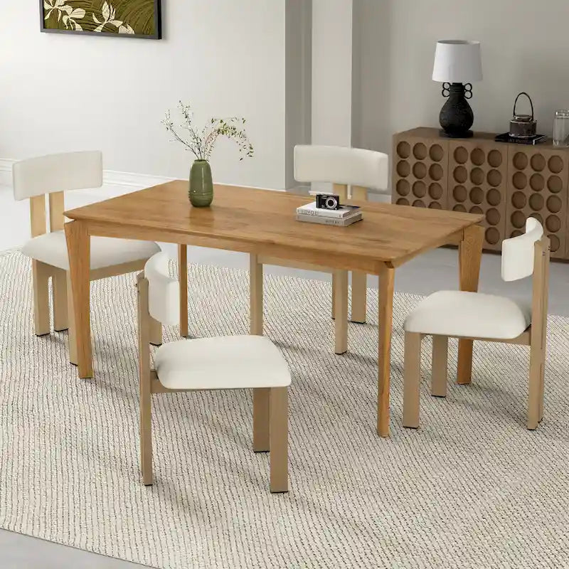 Astura Upholstered Dining Chairs, Iron Frame, Set of 4 by Christopher Knight Home
