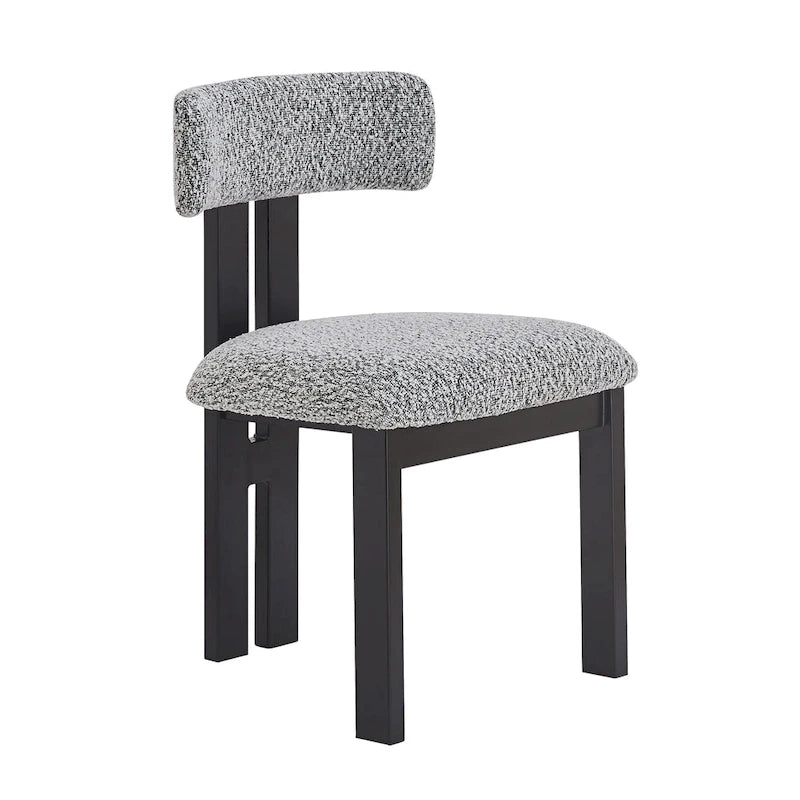 Astura Upholstered Dining Chairs, Iron Frame, Set of 4 by Christopher Knight Home