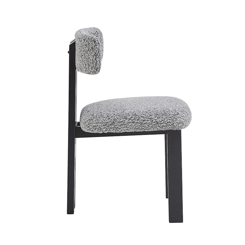 Astura Upholstered Dining Chairs, Iron Frame, Set of 4 by Christopher Knight Home