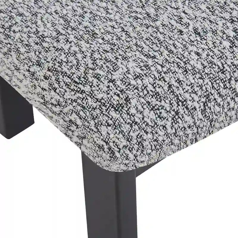 Astura Upholstered Dining Chairs, Iron Frame, Set of 4 by Christopher Knight Home