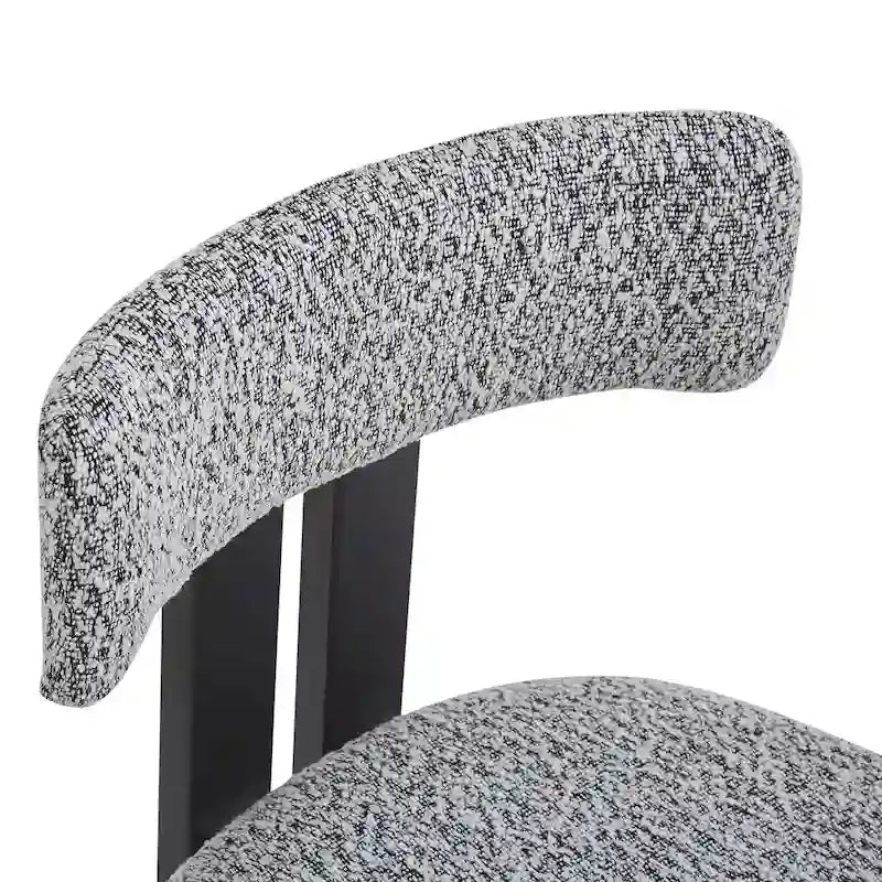 Astura Upholstered Dining Chairs, Iron Frame, Set of 4 by Christopher Knight Home