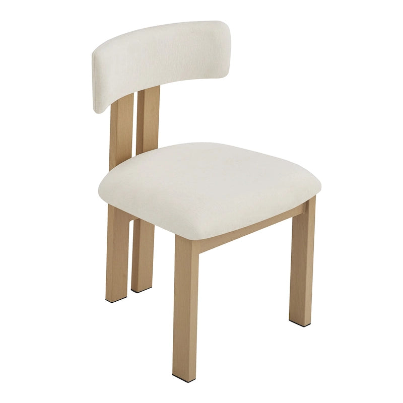 Astura Upholstered Dining Chairs, Iron Frame, Set of 4 by Christopher Knight Home