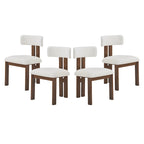 Astura Upholstered Dining Chairs, Iron Frame, Set of 4 by Christopher Knight Home