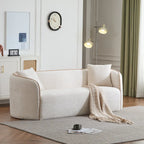 Christopher Knight Home - Tonson 82  Boucle Curved 3-Seater Sofa