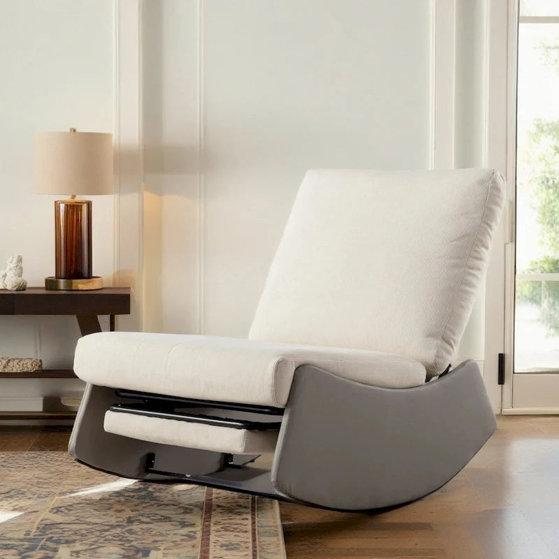 GDFStudio Modern Rocking Chair Recliner with Footrest