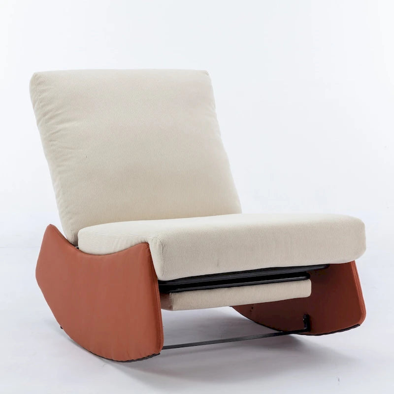 GDFStudio Modern Rocking Chair Recliner with Footrest