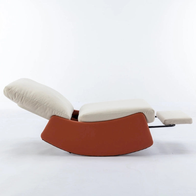 GDFStudio Modern Rocking Chair Recliner with Footrest