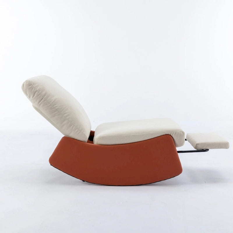 GDFStudio Modern Rocking Chair Recliner with Footrest