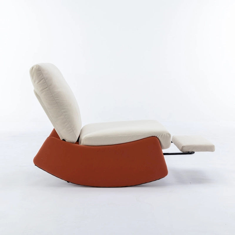 GDFStudio Modern Rocking Chair Recliner with Footrest