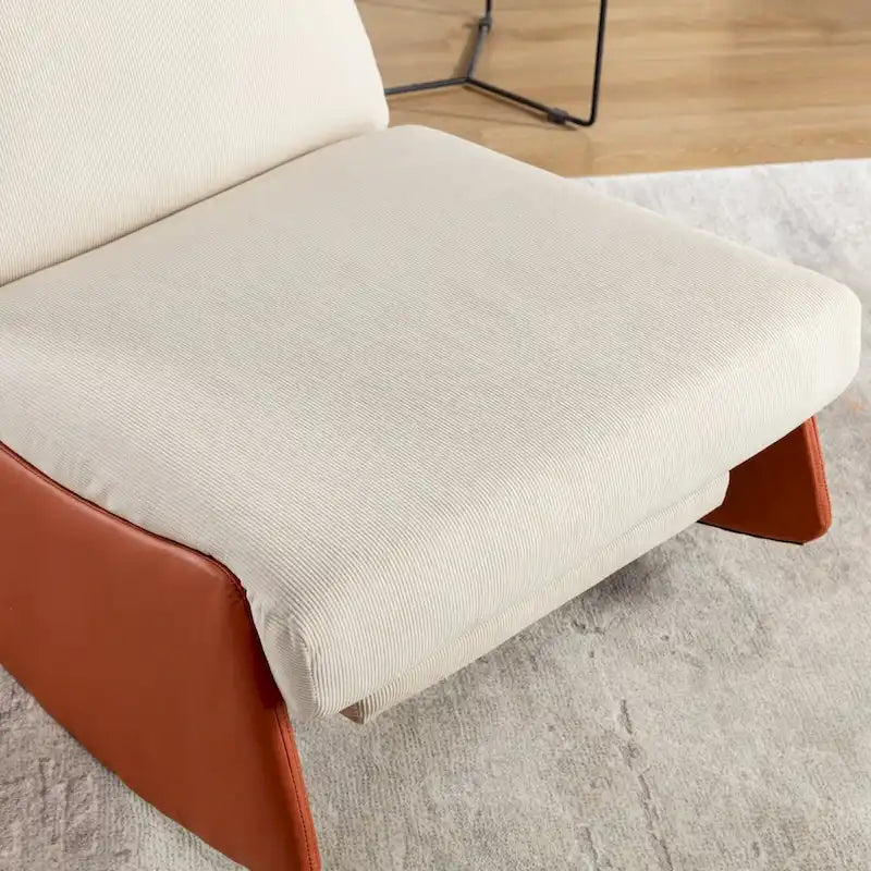 GDFStudio Modern Rocking Chair Recliner with Footrest