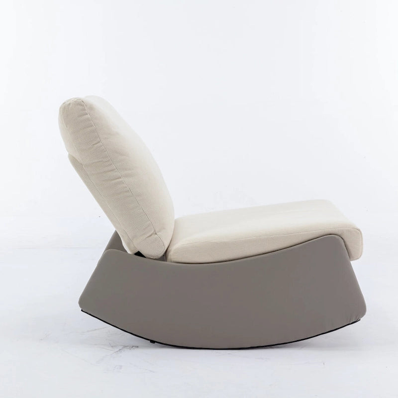 GDFStudio Modern Rocking Chair Recliner with Footrest