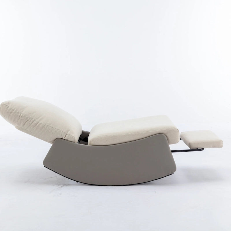 GDFStudio Modern Rocking Chair Recliner with Footrest