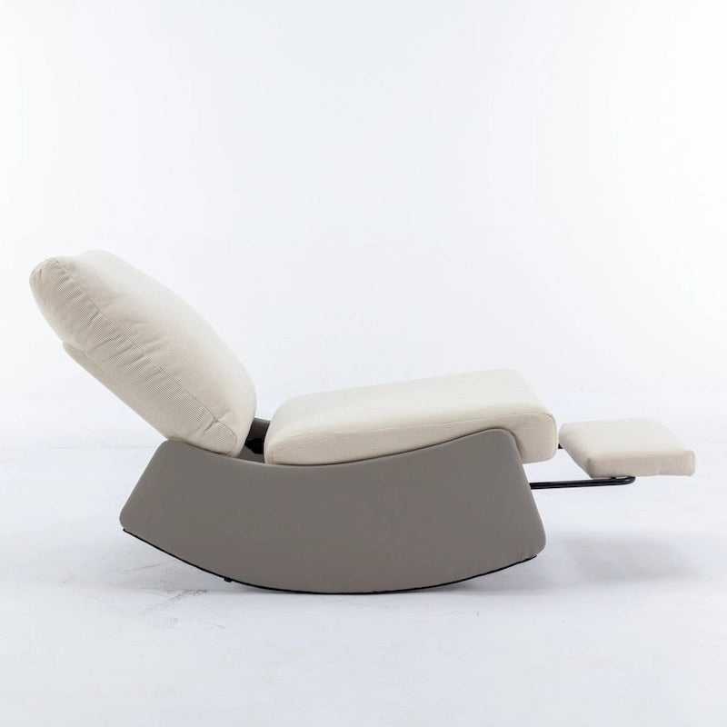 GDFStudio Modern Rocking Chair Recliner with Footrest