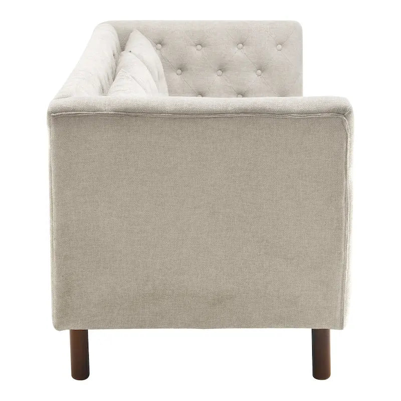 Christopher Knight Home- Modern Upholstered 3-Seater Tufted Sofa Couch for Living Room