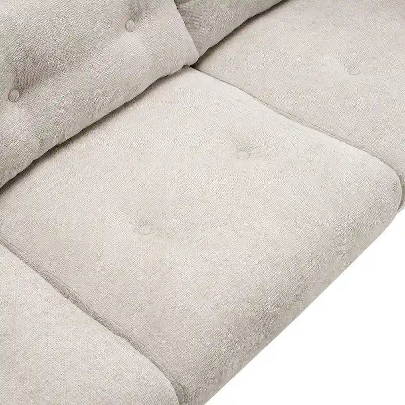 Christopher Knight Home- Modern Upholstered 3-Seater Tufted Sofa Couch for Living Room