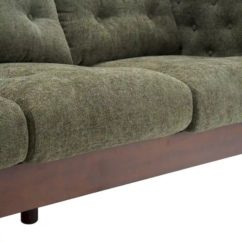 Christopher Knight Home- Modern Upholstered 3-Seater Tufted Sofa Couch for Living Room