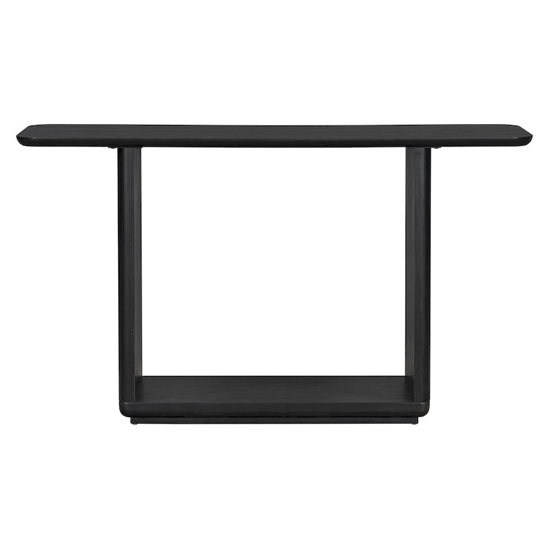 Christopher Knight Home - Mirod Elegant Minimalist Console Table with Curved Corners and U-Base Design