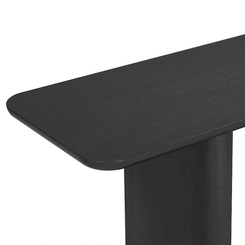 Christopher Knight Home - Mirod Elegant Minimalist Console Table with Curved Corners and U-Base Design