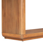 Christopher Knight Home - Mirod Elegant Minimalist Console Table with Curved Corners and U-Base Design