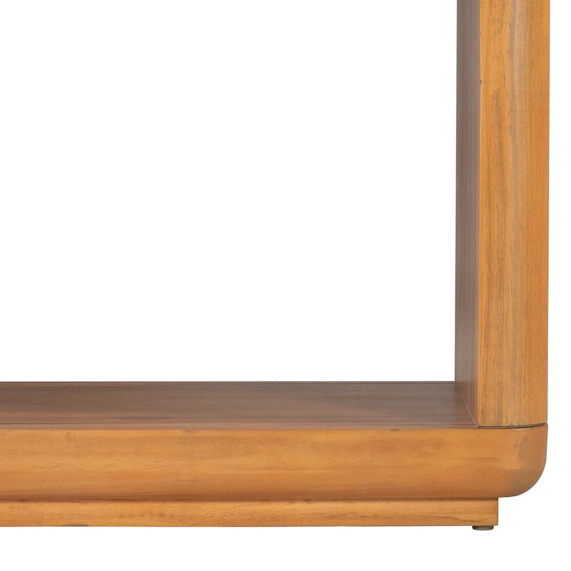 Christopher Knight Home - Mirod Elegant Minimalist Console Table with Curved Corners and U-Base Design