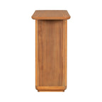Christopher Knight Home - Mirod Elegant Minimalist Console Table with Curved Corners and U-Base Design