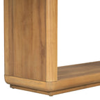 Christopher Knight Home - Mirod Elegant Minimalist Console Table with Curved Corners and U-Base Design