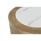 Signature Design by Ashley Camdill Light Brown/White End Table - 18.13  W x 18.13  D x 23.75  H