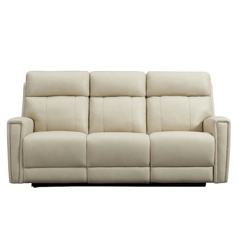 81.5  Genuine Leather Zero Gravity Power Recliner Sofa with Power Headrest, USB&USB-C Port