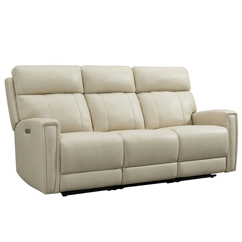 81.5  Genuine Leather Zero Gravity Power Recliner Sofa with Power Headrest, USB&USB-C Port