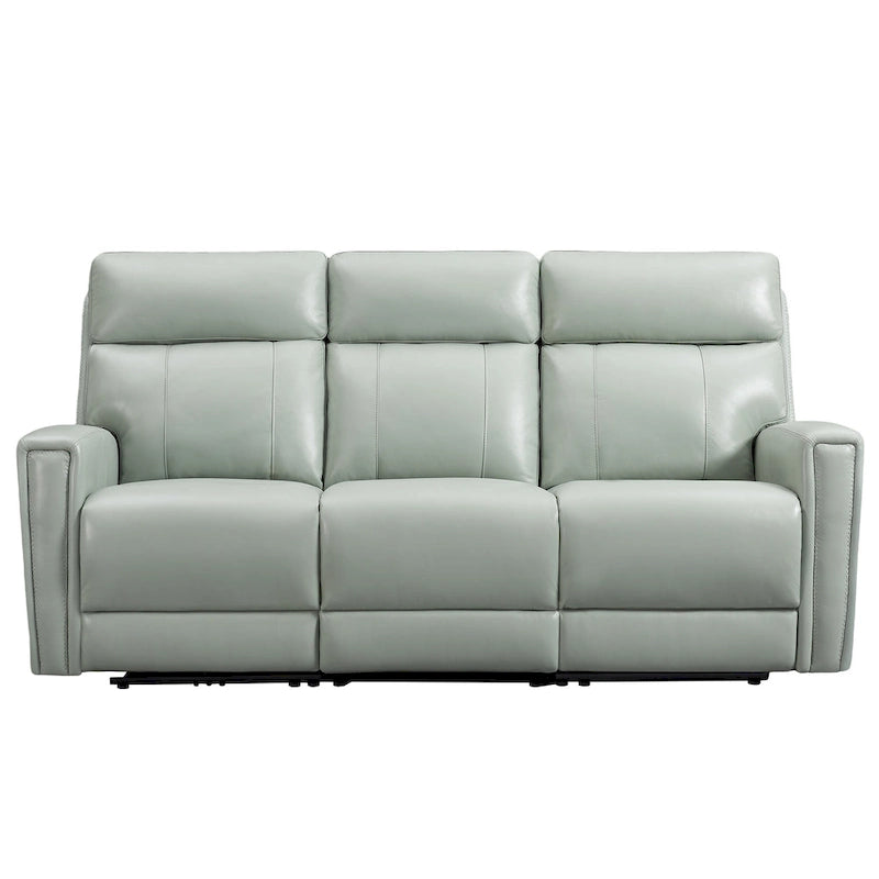 81.5  Genuine Leather Zero Gravity Power Recliner Sofa with Power Headrest, USB&USB-C Port