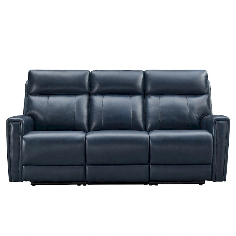 81.5  Genuine Leather Zero Gravity Power Recliner Sofa with Power Headrest, USB&USB-C Port