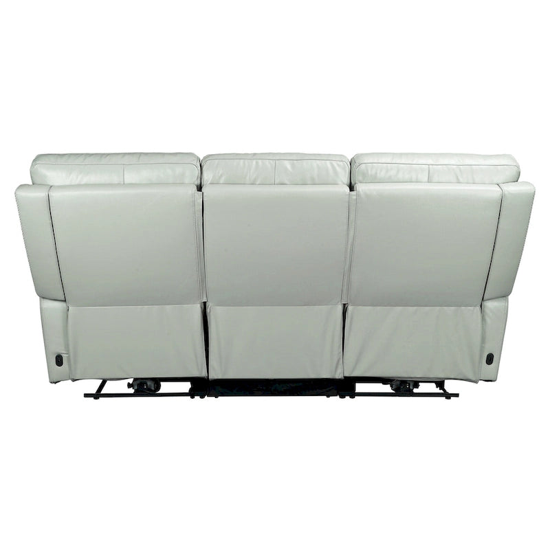 81.5  Genuine Leather Zero Gravity Power Recliner Sofa with Power Headrest, USB&USB-C Port