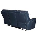 81.5  Genuine Leather Zero Gravity Power Recliner Sofa with Power Headrest, USB&USB-C Port