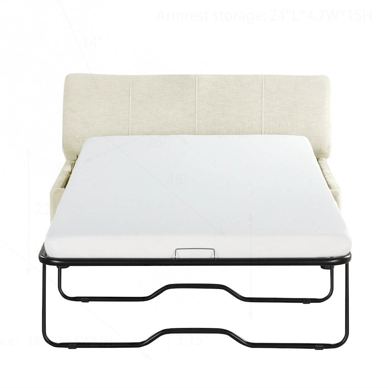 Versatile Folding Ottoman Sleeper Bed for Comfortable Accommodation