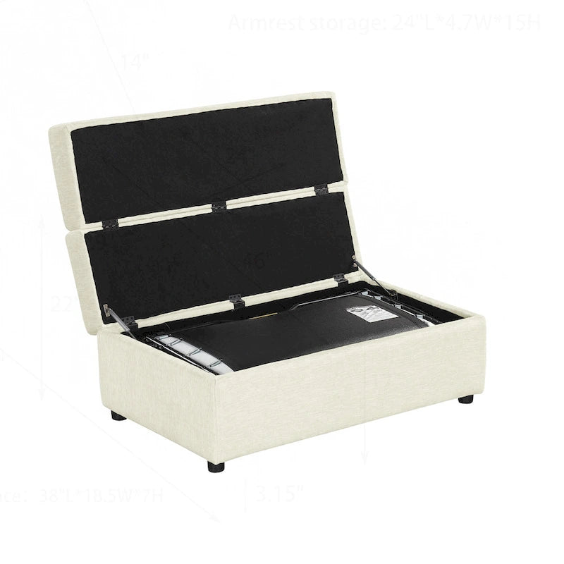 Versatile Folding Ottoman Sleeper Bed for Comfortable Accommodation