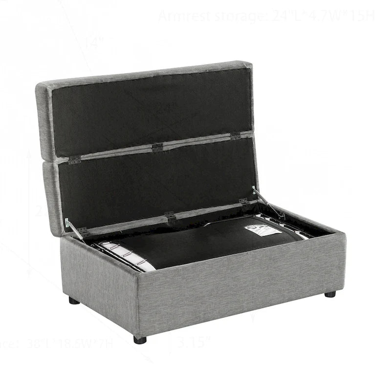 Versatile Folding Ottoman Sleeper Bed for Comfortable Accommodation