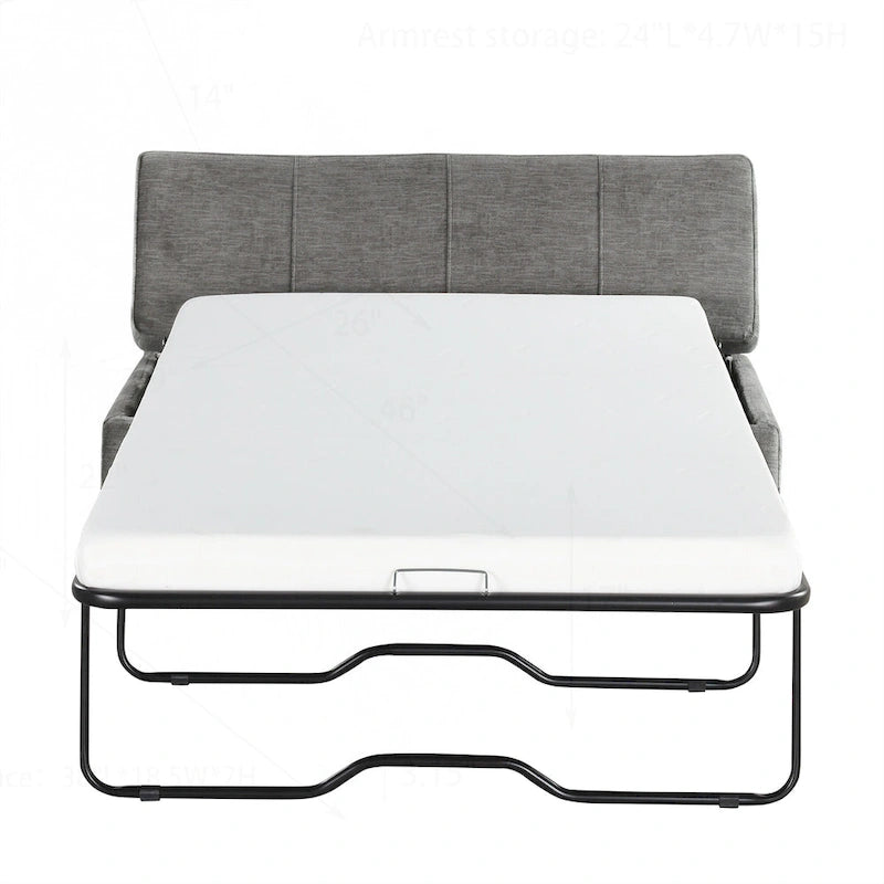Versatile Folding Ottoman Sleeper Bed for Comfortable Accommodation