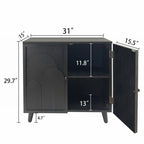 30 Accent Cabinet Wood Storage Buffet Cabinet for Living Room Bedroom or Entryway