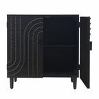 30 Accent Cabinet Wood Storage Buffet Cabinet for Living Room Bedroom or Entryway