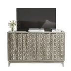 Modern Style Buffet Cabinet,Sideboard Buffet Cabinet With Storage,Storage Cabinet with 4 Diamond-shaped relief Doors