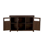 Farmhouse Sideboard Buffet Cabinet with Storage with 3 Doors, Kitchen Storage Cabinet, Coffee Bar Cabinet with Adjustable Shelf