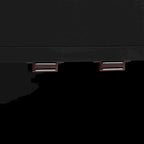 Curved Design Storage Cabinet made of Fraxinus Mandschuric Solid Wood Veneer, Adjustable Shelves
