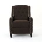 Roomfitters Classic Fabric Push Back Chair, Elegant Recliner for Living Room, Bedroom